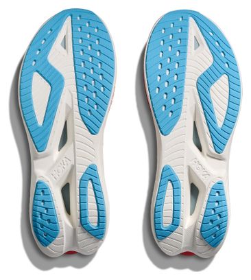 Hoka Mach X 3 hardloopschoenen wit/rood voor heren