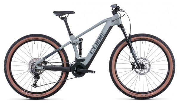 VTT Électrique Tout-Suspendu Cube Stereo Hybrid 120 Pro 625 Shimano Deore 12V 625 Wh 29'' Gris Lunar 2022