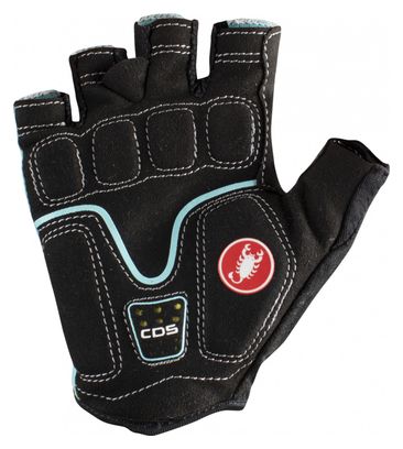 Castelli Dolcissima 2 Women&#39;s Short Gloves Blue