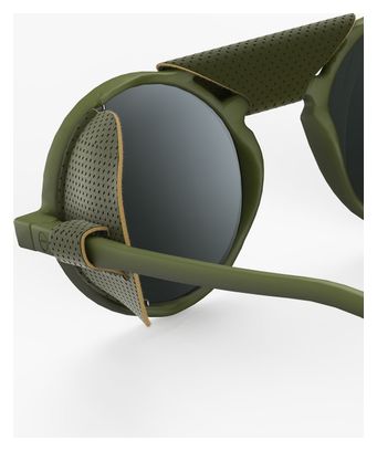 Occhiali Izipizi Glacier Khaki/Lenti a specchio argento