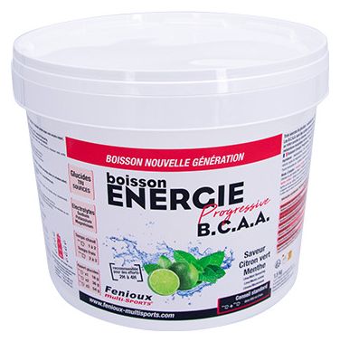 Boisson énergétique Fenioux Multi-Sports Energie Progressive BCAA Citron vert/Menthe - 1.5kg