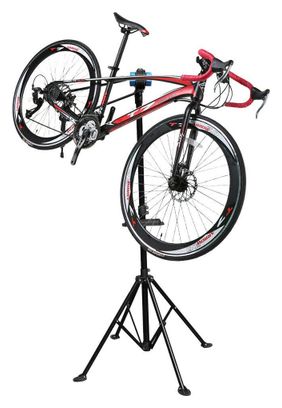 Pied d’atelier pour vélos pivotant 360° 30kg support de montage stand réparation