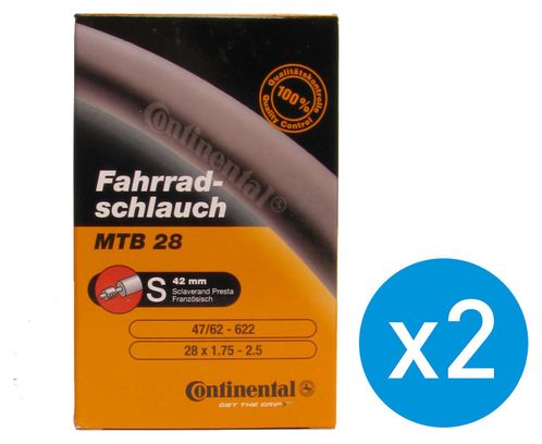 Continental 10 MTB Inner Tubes Bundle Presta Valve