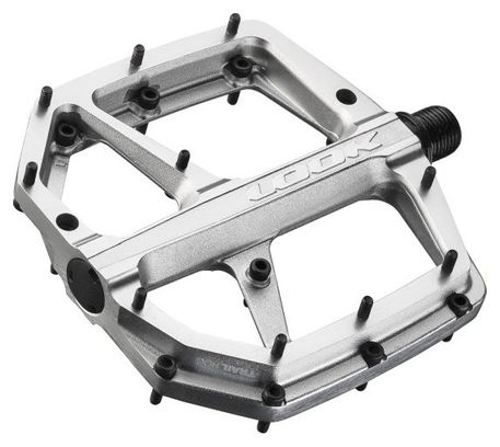 Set platte pedalen Look Trail Roc+ Zilver