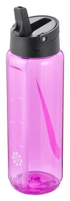 Nike TR Recharge Chug Trinkflasche 700ml Transparent Pink