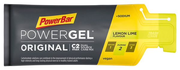 Confezione da 4 PowerBar PowerGel Original Energy Gels (3+1) Frutti Rossi / Limone / Fragola-Banana / Mela 4x41g