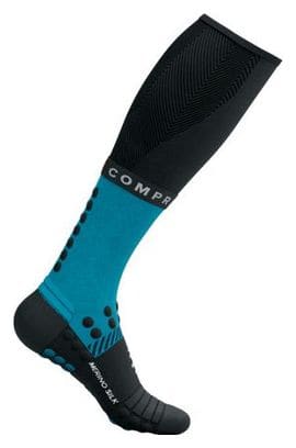 Compressport Full Socks Winter Run Blue/Black