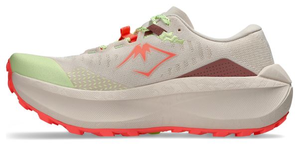 Asics Trabuco Max 5 Trail-Laufschuhe für Damen, rosa/grün