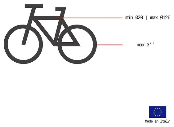 Porte-vélos 2 vélos GITANO SPECIAL pliable et basculant - FABBRI