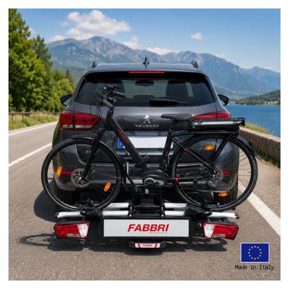 Porte-vélos 2 vélos GITANO SPECIAL pliable et basculant - FABBRI
