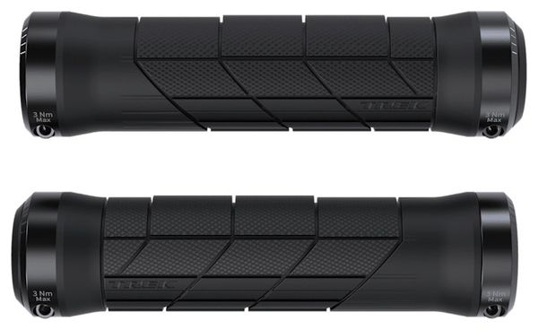 Pair of Trek Line Pro Black Mountain Bike Grips