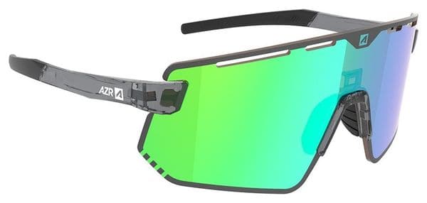 AZR Flash RX Gafas de Cristal Barniz Negro/Lente Hidrofóbica Verde