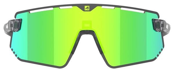 AZR Flash RX Gafas de Cristal Barniz Negro/Lente Hidrofóbica Verde