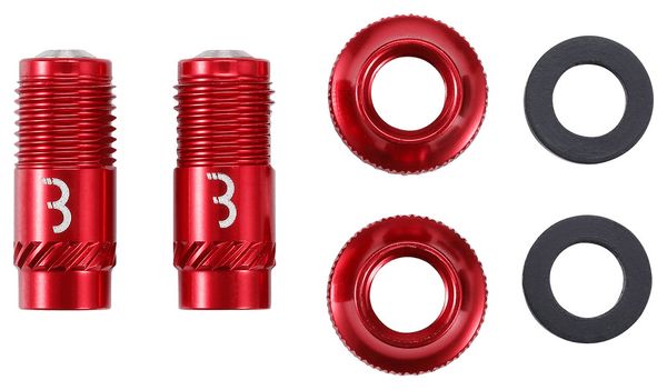 Embout de Valves BBB CoreCap Rouge