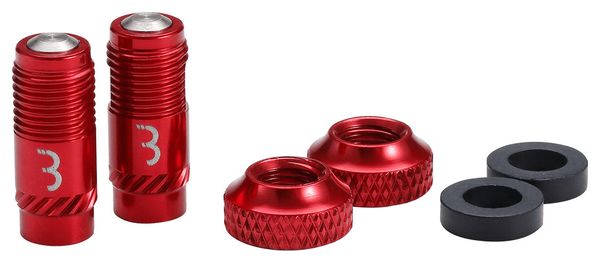 Embout de Valves BBB CoreCap Rouge