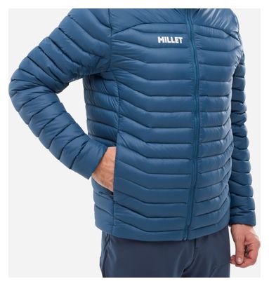 Doudoune Millet Evole Light 700 Hoodie Bleu Homme