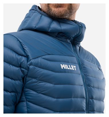 Doudoune Millet Evole Light 700 Hoodie Bleu Homme