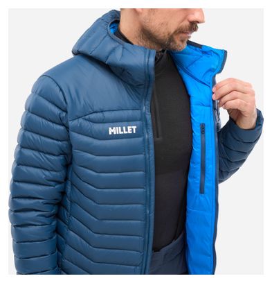 Doudoune Millet Evole Light 700 Hoodie Bleu Homme