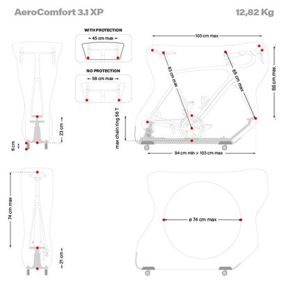 Housse à Vélo De Voyage Aerocomfort 3.1 XP