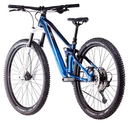 Cube Stereo One22 Rookie Bambini Sospensione Completa MTB Shimano Cues 11S 27,5'' Actionteam Blu 2025