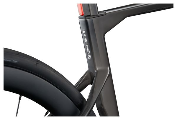 Vélo de Route BMC Roadmachine 01 Two Sram Force AXS 12V 700 mm Noir Carbone 2027