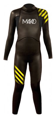 Mako Reef Shark Black/Yellow Children's Neoprene Wetsuit