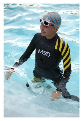 Mako Reef Shark Black/Yellow Children's Neoprene Wetsuit