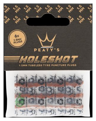 Peaty's Holeshot Tubeless Tire Plugs 6x 1.5mm