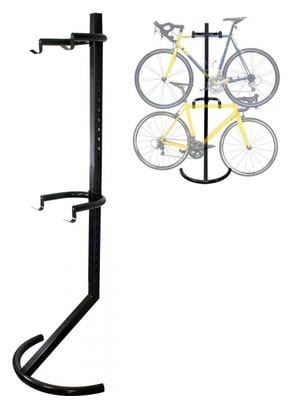 Béquille pour 2 vélos 90 kg bicyclette support système suspension accrochage