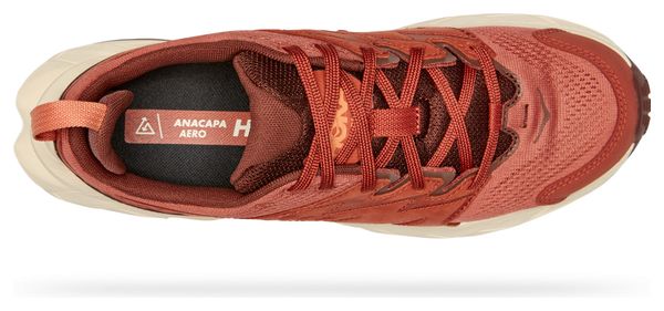 Chaussures Randonnée Hoka Anacapa Breeze Low Rouge