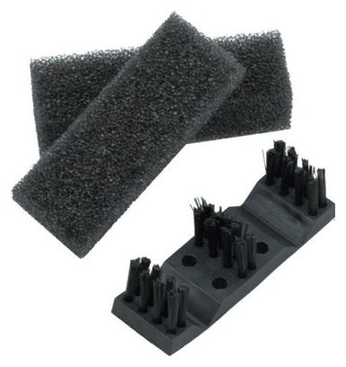 ICE TOOLZ Brosse et Éponge de rechange pour nettoyeur de chaîne #C113 & #C115