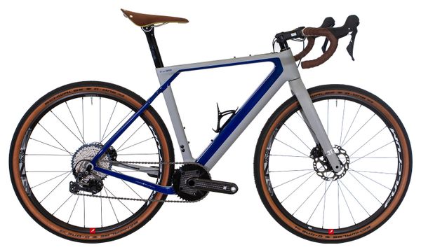 3T Exploro Max Gravel Bike Shimano GRX 11S 650b Grigio Blu Arancione 2022