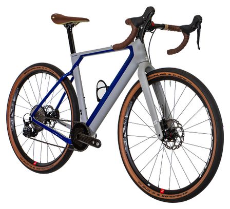 3T Exploro Max Gravel Bike Shimano GRX 11S 650b Grau Blau Orange 2022
