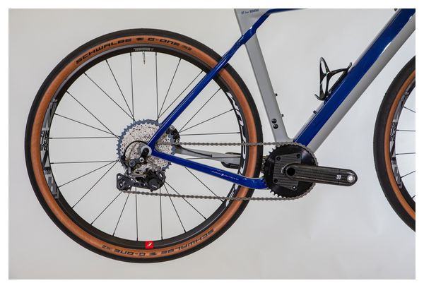 3T Exploro Max Gravel Bike Shimano GRX 11S 650b Grijs Blauw Oranje 2022