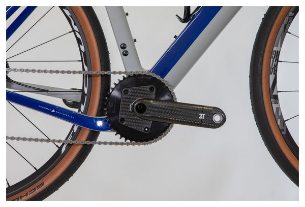 3T Exploro Max Gravel Bike Shimano GRX 11S 650b Grijs Blauw Oranje 2022