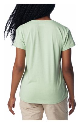 Camiseta Técnica Columbia Sun Trek Verde para Mujer