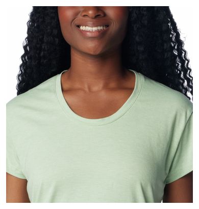 Camiseta Técnica Columbia Sun Trek Verde para Mujer