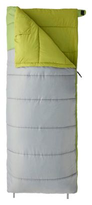 Sac de Couchage Loisir Carnac Gris et vert zip Gauche