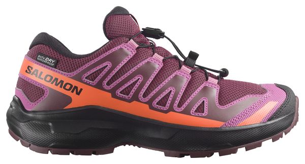 Salomon XA Pro Waterproof Pink Kids' Trail Running Shoes