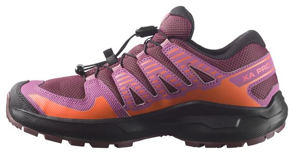 Salomon XA Pro Waterproof Pink Kids' Trail Running Shoes
