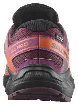 Salomon XA Pro Waterproof Pink Kids' Trail Running Shoes