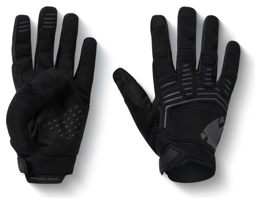 Guanti lunghi Endura SingleTrack Windproof neri 