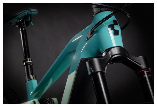 Cube Stereo Hybrid 160 HPC SL 625 Elektrische Vollfederung MTB Sram NX Eagle 12S 625 Wh 27,5'' Pacific Krickente 2021