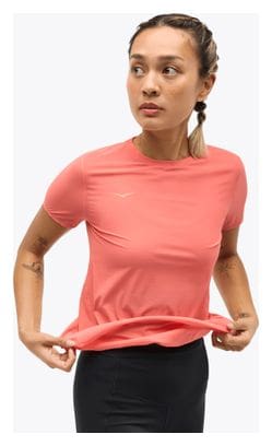 Maillot manches courtes Hoka Airolite Rose Femme