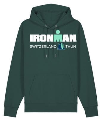Felpa con cappuccio Ironman Switzerland Verde