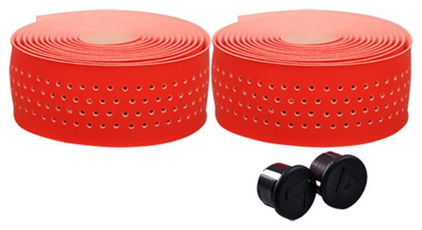 Guidoline Velox fluo grip perfore 2.5 rouge  - epaisseur 2.5 mm