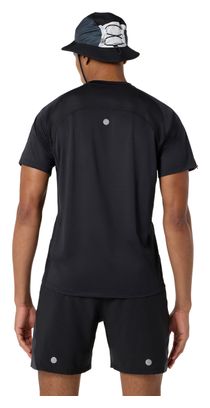 Camiseta de manga corta Asics Road Fade negra/blanca para hombre