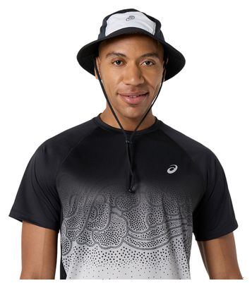 Camiseta de manga corta Asics Road Fade negra/blanca para hombre