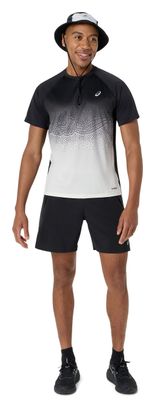 Camiseta de manga corta Asics Road Fade negra/blanca para hombre