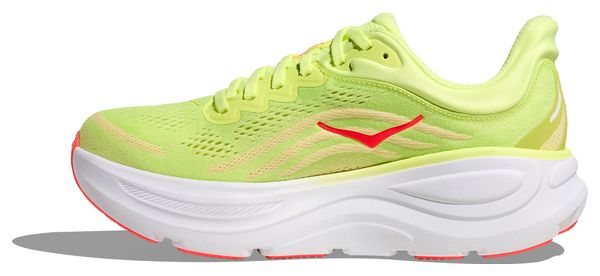 Zapatillas de running Hoka Bondi 9 amarillas/rojas para mujer